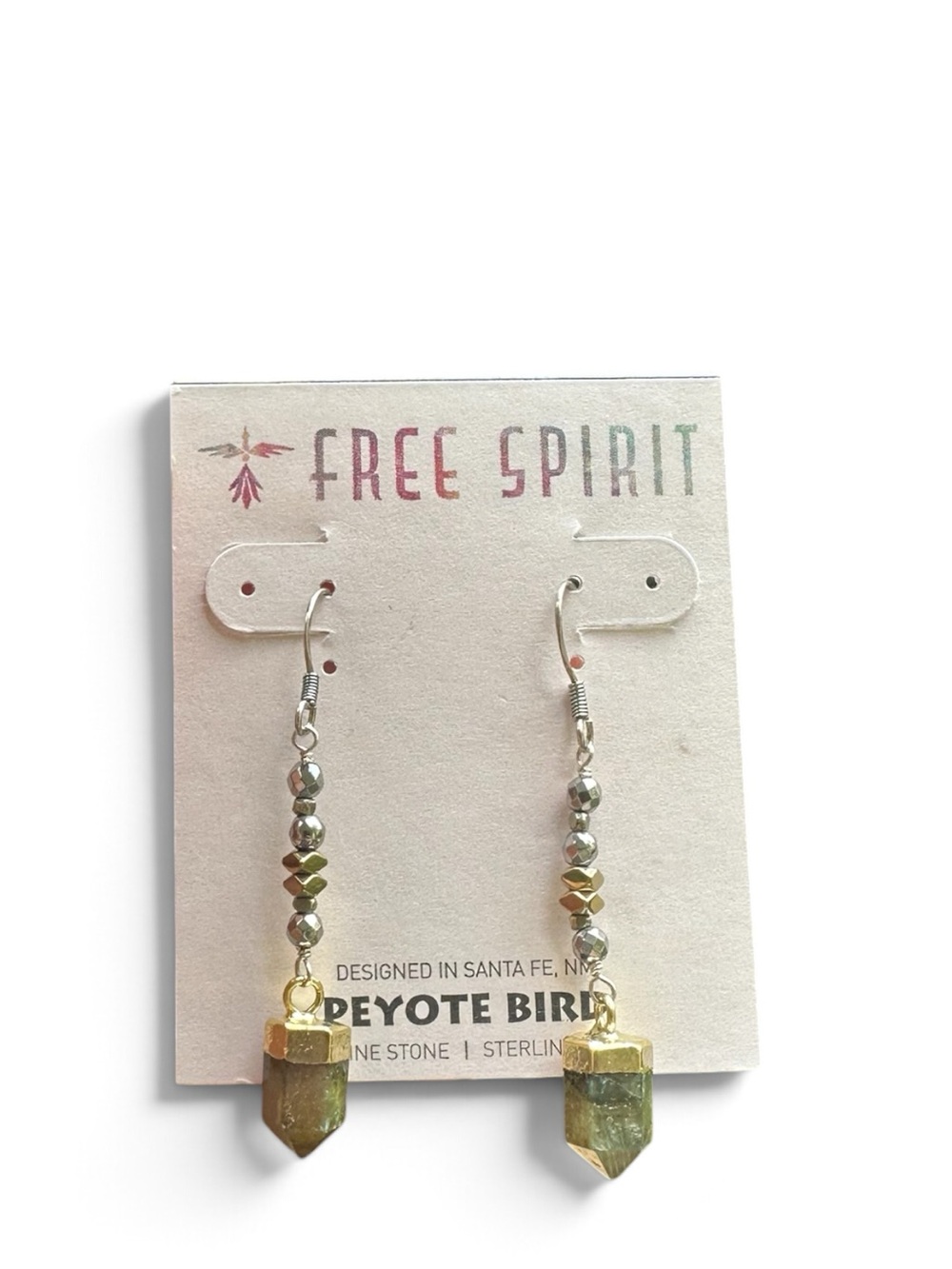 NWT Peyote Bird Labradorite dangle earrings
